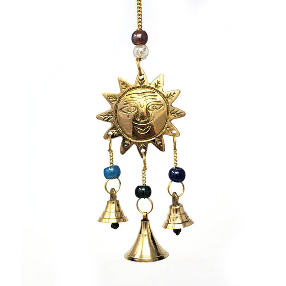 Wholesale Sun Brass Chime with Beads