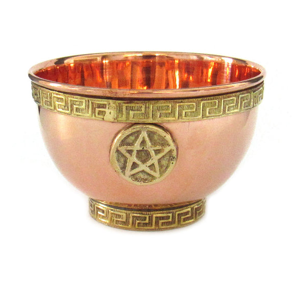 Wholesale Pentagram Copper Offering Bowl