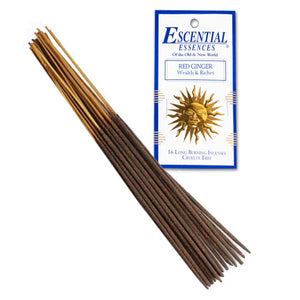 Wholesale Red Ginger Incense Sticks by Escential Essences (Package of 16)