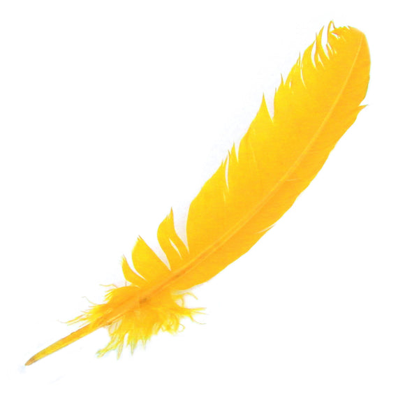 Wholesale Yellow Feathers (Package of 10)