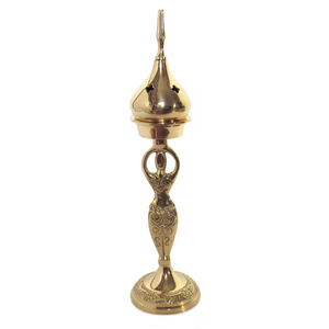 Wholesale Goddess Brass Incense Burner