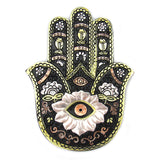 Wholesale Hamsa Hand Incense Burner (Black and Gold)
