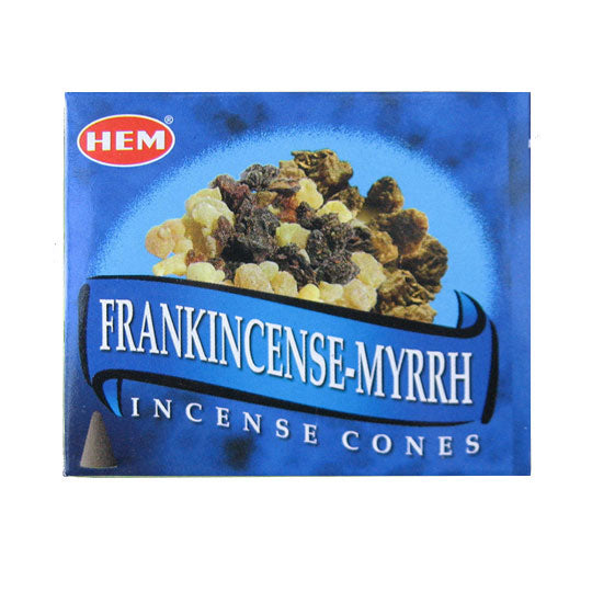 Wholesale HEM Incense Cones - Frankincense-Myrrh