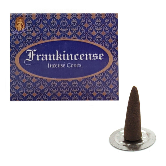 Wholesale Frankincense Incense Cones by Kamini (Box of 10 Cones)