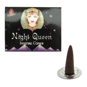 Wholesale Night Queen Incense Cones by Kamini (Box of 10 Cones)