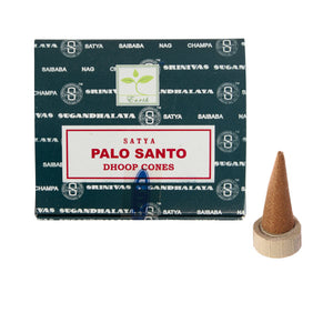 Wholesale Palo Santo Dhoop Cone Incense by Satya