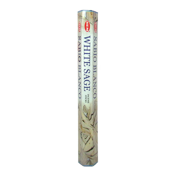 Wholesale White Sage Incense by HEM (20 Sticks)