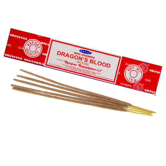 Wholesale Dragon's Blood Incense Sticks (15g) by Satya