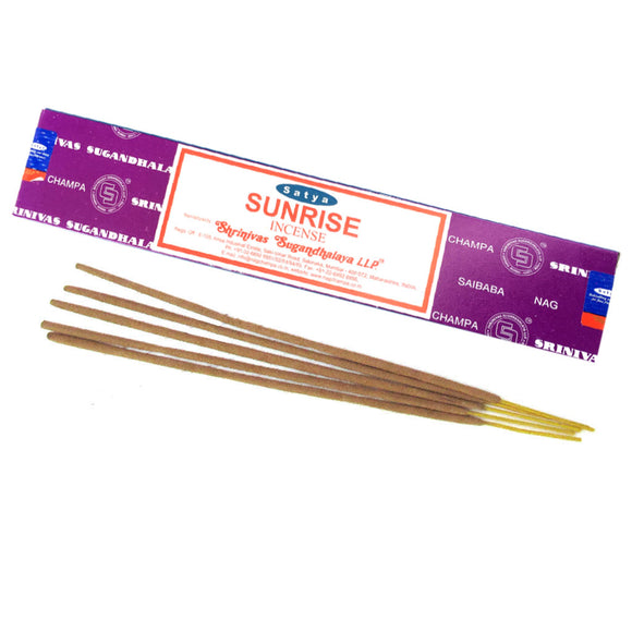 Wholesale Sunrise Incense Sticks (15g) by Satya