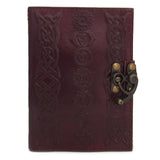 Wholesale Chakras Leather Journal with Latch