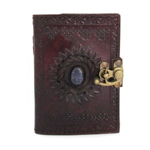 Wholesale Stone Eye Leather Journal with Latch (3.5 x 5 Inches)