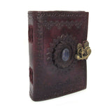 Wholesale Stone Eye Leather Journal with Latch (3.5 x 5 Inches)