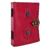 Wholesale Two-Stone Leather Blank Book with Latch