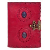 Wholesale Two-Stone Leather Blank Book with Latch