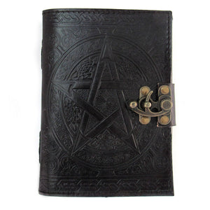 Wholesale Black Pentagram Leather Journal with Latch