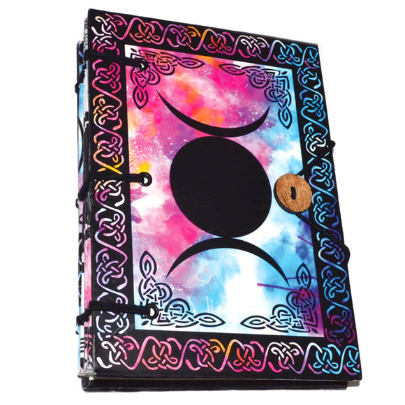 Wholesale Triple Moon Tie-Dye Colored Journal