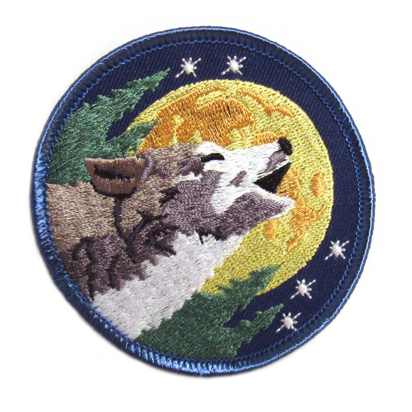 Wholesale Howling Wolf Patch