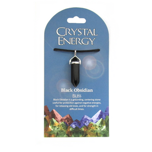 Wholesale Black Obsidian (Bliss) Crystal Energy Pendant