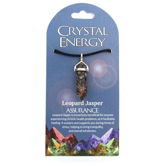 Wholesale Leopard Jasper (Assurance) Crystal Energy Pendant