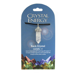 Wholesale Rock Crystal (Respect) Crystal Energy Pendant