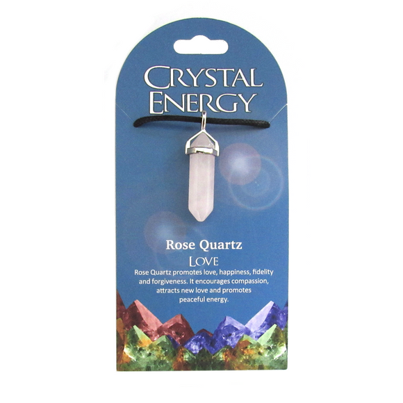 Wholesale Rose Quartz (Love) Crystal Energy Pendant