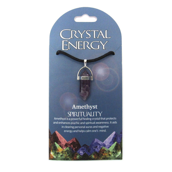 Wholesale Amethyst (Spirituality) Crystal Energy Pendant