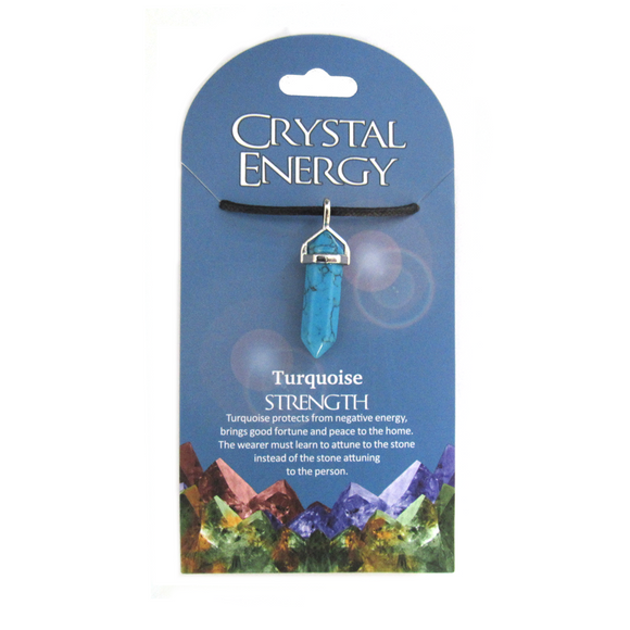 Wholesale Turquoise (Strength) Crystal Energy Pendant
