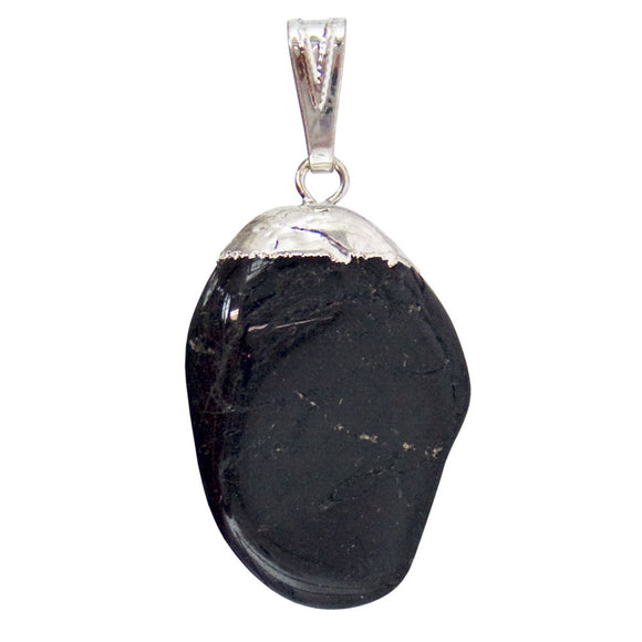 Wholesale Black Tourmaline Tumbled Pendant