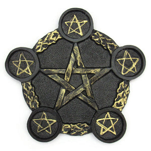 Wholesale Pentagram Altar Plate and Tealight Holder