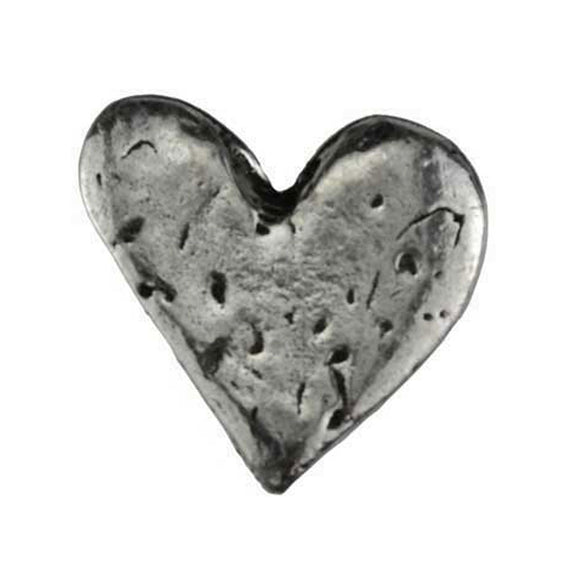Wholesale Heart Pewter Pocket Stone