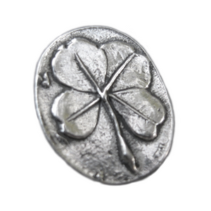 Wholesale Clover Pewter Pocket Stone