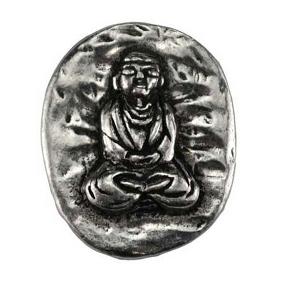 Wholesale Buddha Pewter Pocket Stone