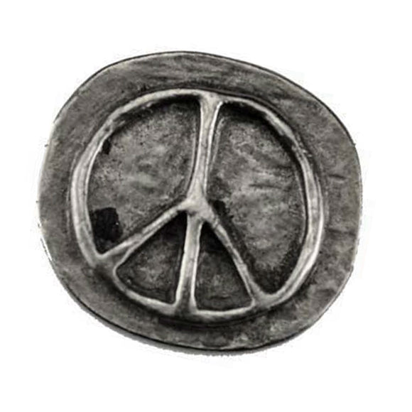 Wholesale Peace Pewter Pocket Stone