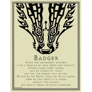 Wholesale Badger Prayer Poster