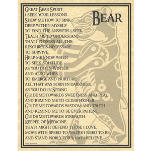 Wholesale Bear Prayer Poster