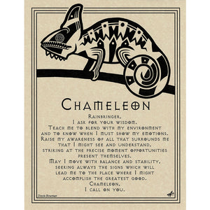 Wholesale Chameleon Prayer Poster