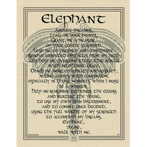 Wholesale Elephant Prayer Poster