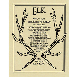 Wholesale Elk Prayer Poster