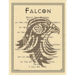 Wholesale Falcon Prayer Poster