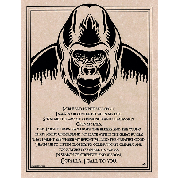 Wholesale Gorilla Prayer Poster