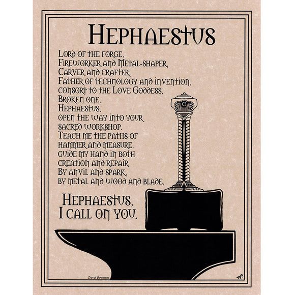Wholesale Hephaestus Prayer Poster