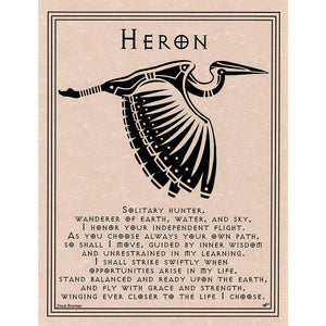 Wholesale Heron Prayer Poster