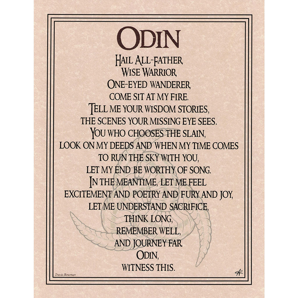 Odin Poster – Labyrinth Trading