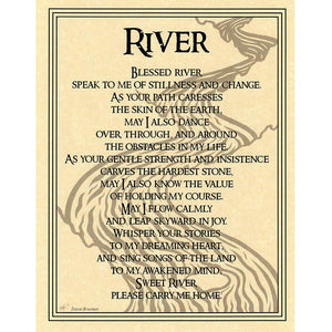 Wholesale River Prayer Poster