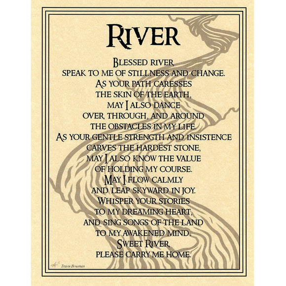 Wholesale River Prayer Poster