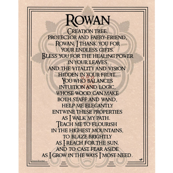 Wholesale Rowan Tree Poster