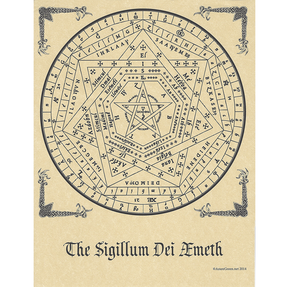 Wholesale Sigillum Dei Aemeth Poster