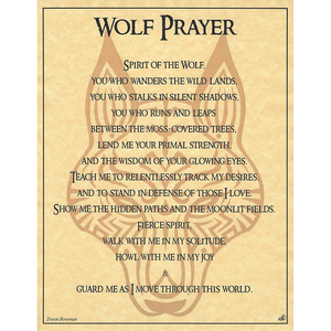 Wholesale Wolf Prayer Poster