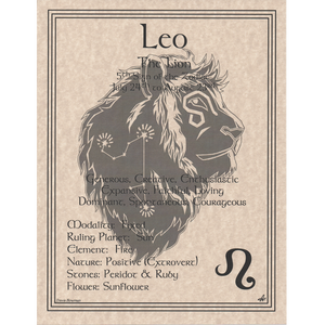 Wholesale Leo Zodiac Poster