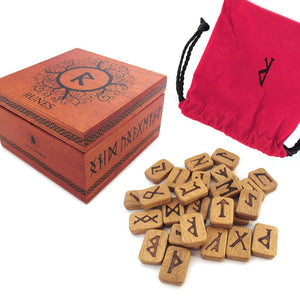 Wholesale Wood Runes with Deluxe Box